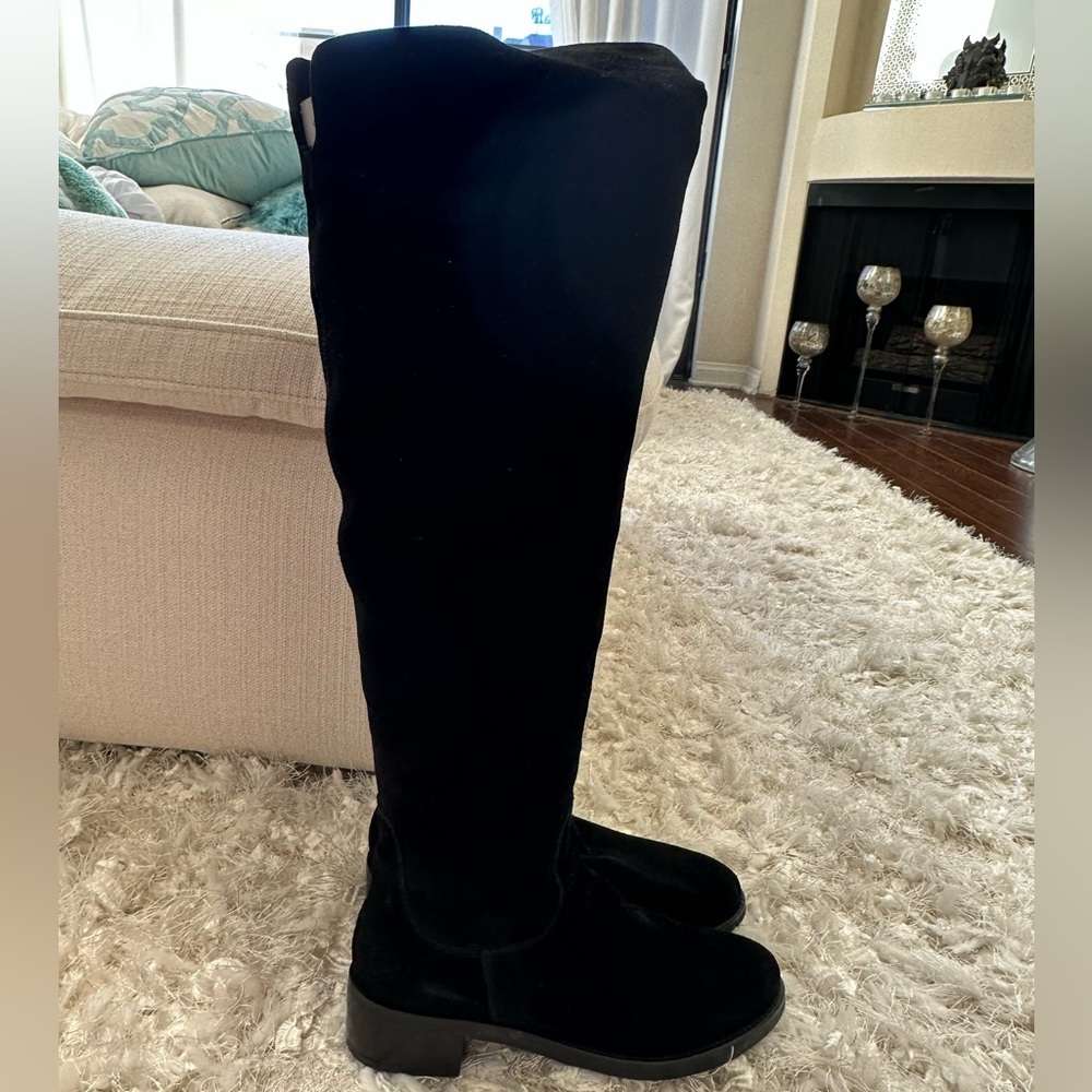 Barney’s New York Suede Riding Boots